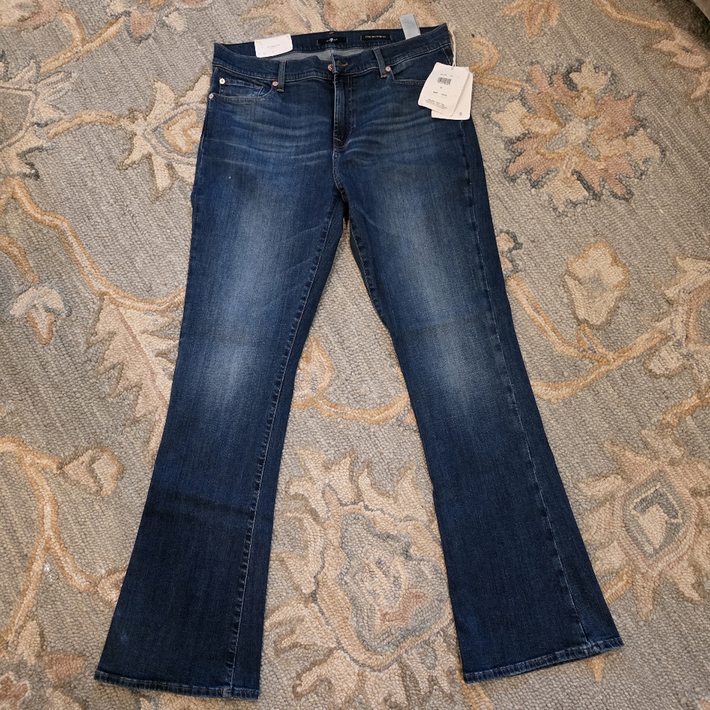 7 For All Mankind Slim Illusion Low Rise Bootcut Jeans